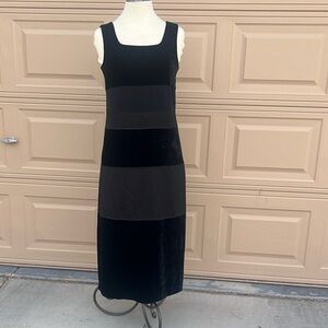 PLATINUM Silk Velvet Blend Women’s Size 12 Black Dress LBD Cocktail Whimsigoth